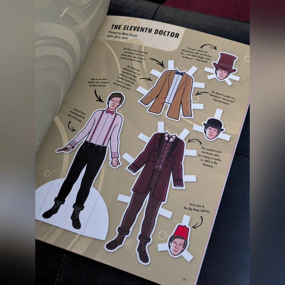 Doctor Who Paper Dolls Book - Picture 7 of 9